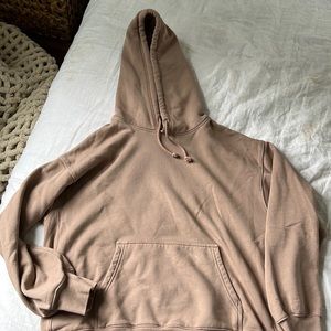 TNA Aritzia Cozy AF Hoodie Size 2 Neutral Beige